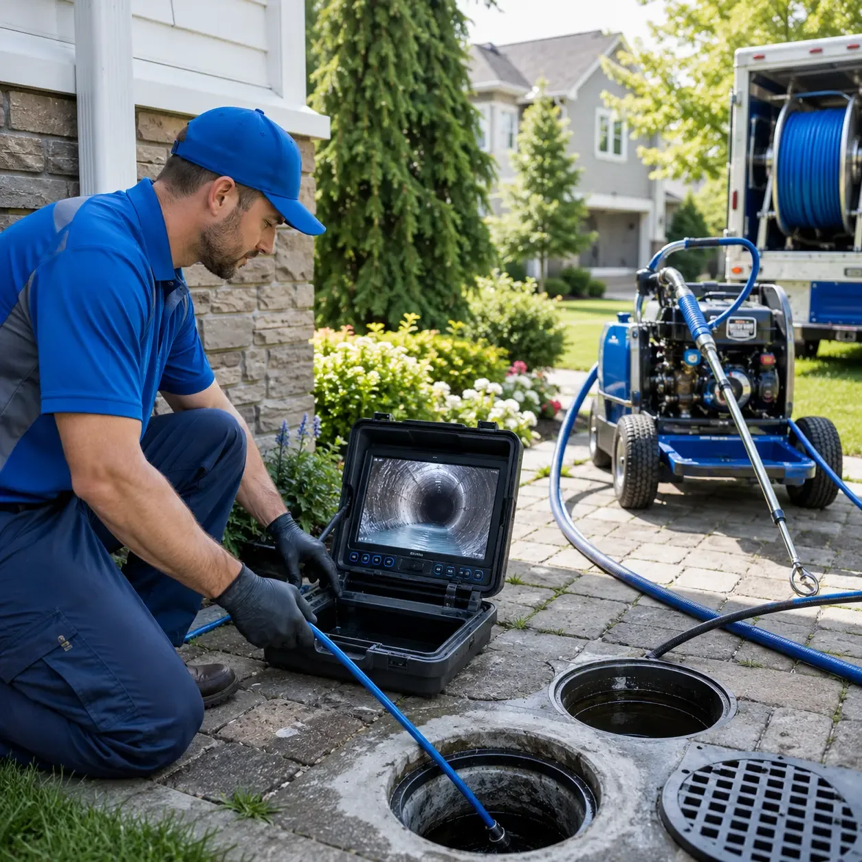 Outdoor drain cleaning professionals serving Crosby, TX